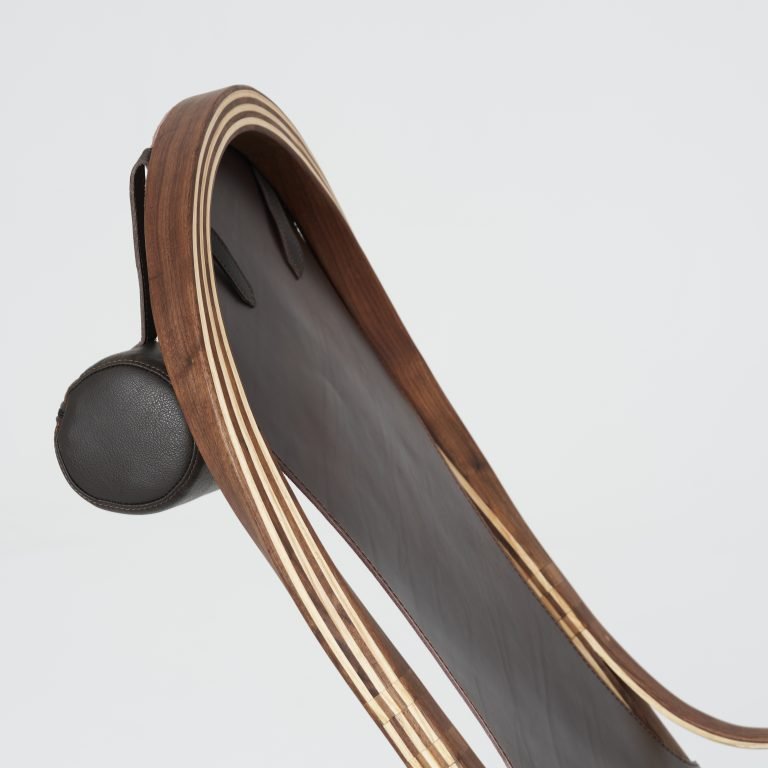 Marino Rocker, a steam-bent solid wood rocking chair by MARINOMAZA