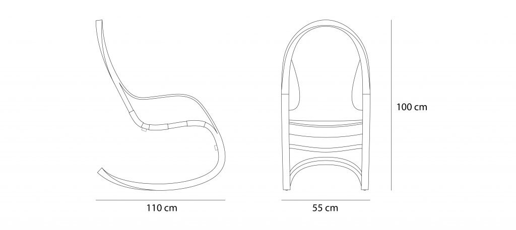 Marino Rocker elevation drawings